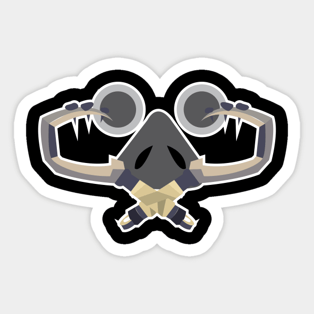 A One Man Apocolypse Sticker by acorntree